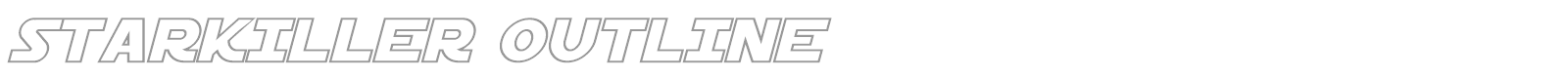 Starkiller font preview